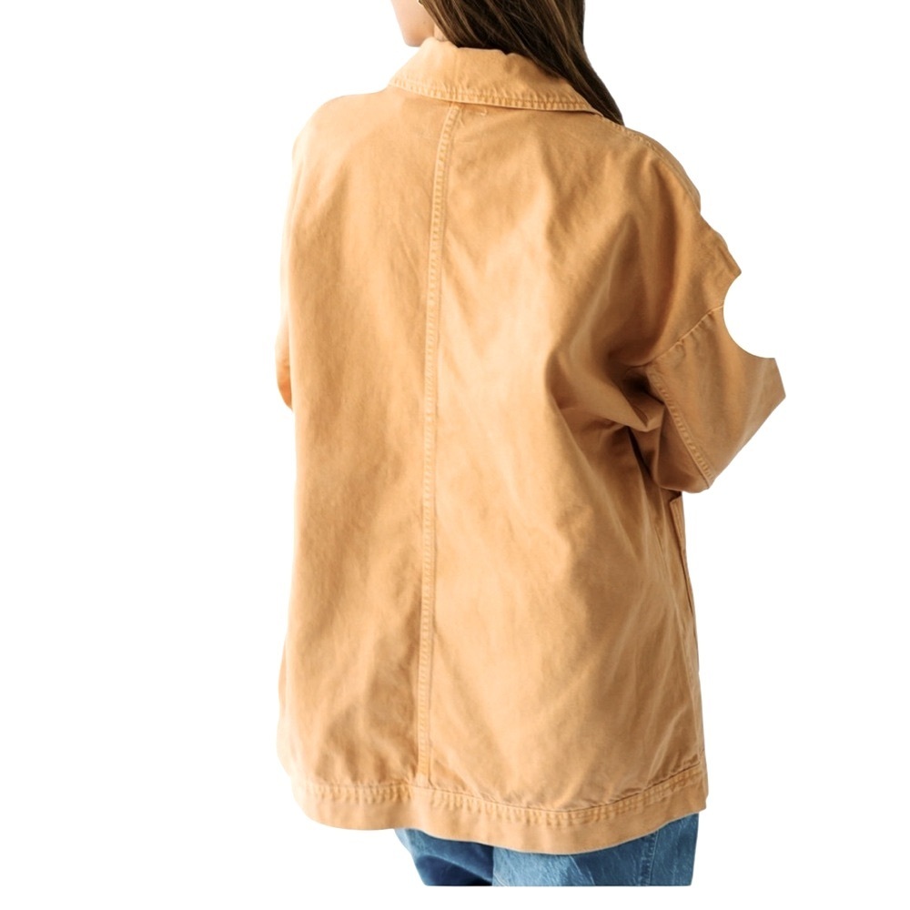 Free People: We The‎ Free Avery  Canvas Jacket in Flax - Picture 4 of 6